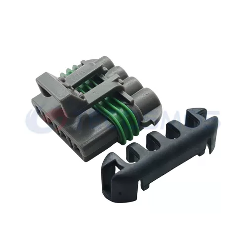 Waterproof Wire Harness Buick Blower Resistance Plug for Car 4-Pin Female 12186400 - image 3
